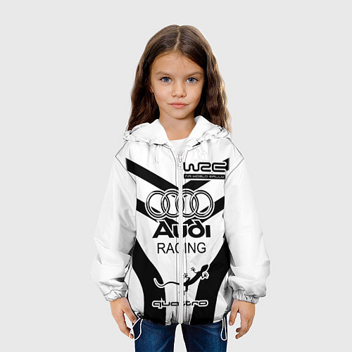 Детская куртка Audi Quattro / 3D-Белый – фото 3