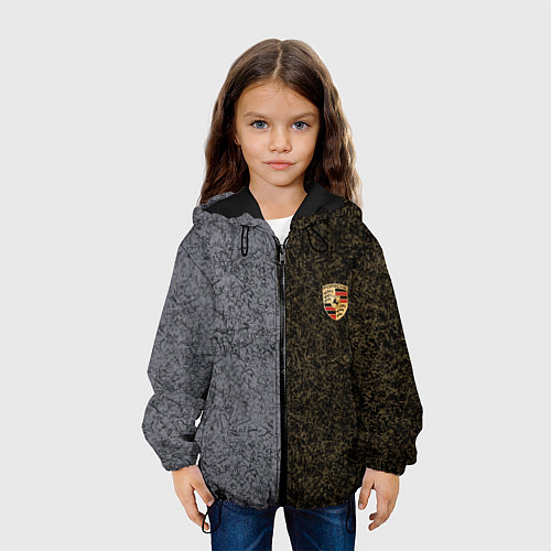 Детская куртка Полярность металлических цветов / 3D-Черный – фото 3