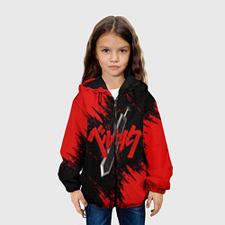 Куртка с капюшоном детская БЕРСЕРК МЕЧ ГАТСА, цвет: 3D-черный — фото 2