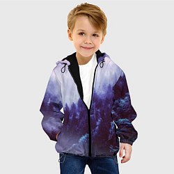 Куртка с капюшоном детская ЛЕСНОЙ ТУМАН, цвет: 3D-черный — фото 2