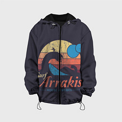 Куртка с капюшоном детская Дюна Арракис, цвет: 3D-черный