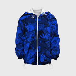 Детская куртка SONIC BLUE PATTERN СИНИЙ ЁЖ