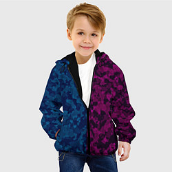 Куртка с капюшоном детская NEON MILITARY НЕОНОВОЕ МИЛИТАРИ, цвет: 3D-черный — фото 2
