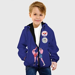 Куртка с капюшоном детская Muay Thai Russia, цвет: 3D-черный — фото 2