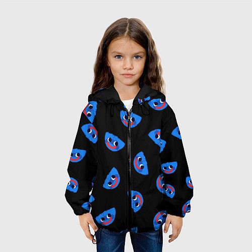Детская куртка Huggy Wuggy Pattern / 3D-Черный – фото 3
