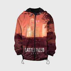 Куртка с капюшоном детская Battlefield 2042 - Песочные часы, цвет: 3D-черный