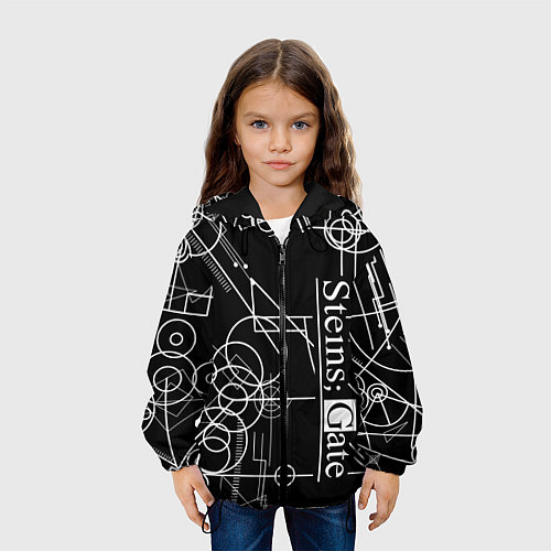 Детская куртка SteinsGate Врата Штейна / 3D-Черный – фото 3