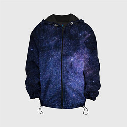 Куртка с капюшоном детская Night sky, цвет: 3D-черный