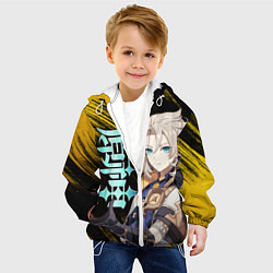 Куртка с капюшоном детская АЛЬБЕДО ПРИНЦ МЕЛА 2 3, цвет: 3D-белый — фото 2