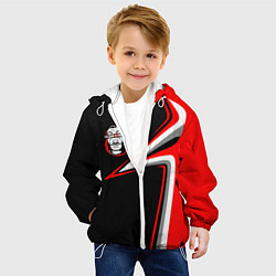 Куртка с капюшоном детская LA CASA DE PAPEL БУМАЖНЫЙ ДОМ, цвет: 3D-белый — фото 2