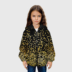 Куртка с капюшоном детская Fashion Pattern 2028, цвет: 3D-черный — фото 2