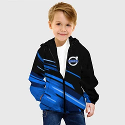 Куртка с капюшоном детская ВОЛЬВО, VOLVO, цвет: 3D-черный — фото 2