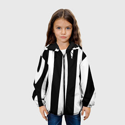 Куртка с капюшоном детская ZeBRO, цвет: 3D-черный — фото 2