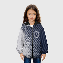 Куртка с капюшоном детская МЕРСЕДЕС - Краска, цвет: 3D-черный — фото 2