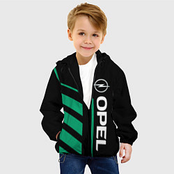 Куртка с капюшоном детская OPEL, ОПЕЛЬ ЛОГОТИП, цвет: 3D-черный — фото 2