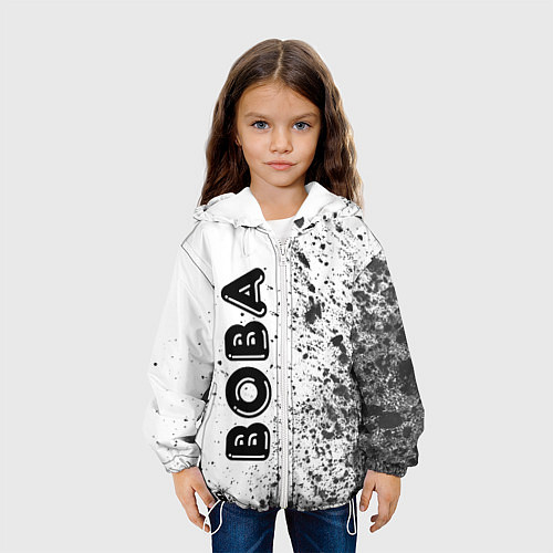 Детская куртка Вова - Краска / 3D-Белый – фото 3