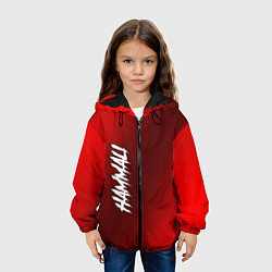 Куртка с капюшоном детская HAMMALI градиент, цвет: 3D-черный — фото 2