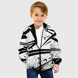 Куртка с капюшоном детская Токийские мстители - Геометрия, цвет: 3D-черный — фото 2