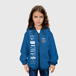 Куртка с капюшоном детская PSG PARIS SAINT GERMAIN WHITE LINE SPORT, цвет: 3D-черный — фото 2