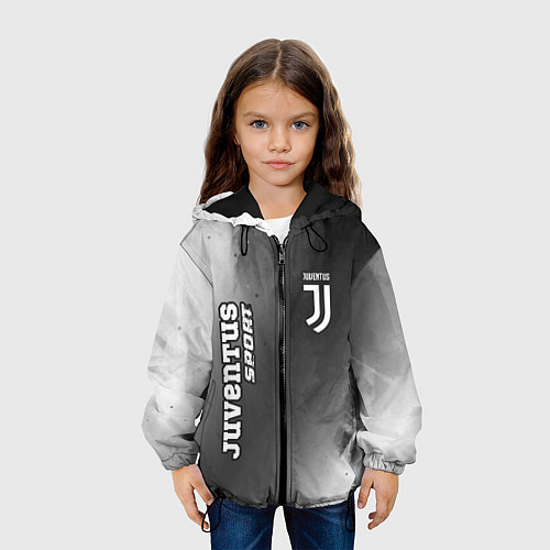 Детская куртка ЮВЕНТУС Juventus Sport Абстракция / 3D-Черный – фото 3