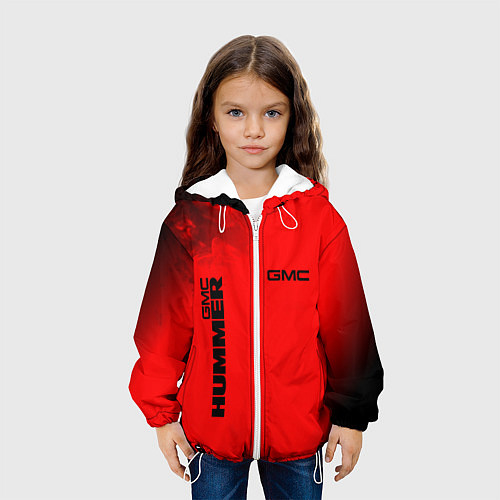 Детская куртка ХАММЕР GMC - GMC - Огонь / 3D-Белый – фото 3