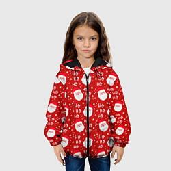 Куртка с капюшоном детская САНТА КЛАУС НОВЫЙ ГОД, цвет: 3D-черный — фото 2