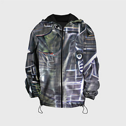 Куртка с капюшоном детская Light Kevlar, цвет: 3D-черный