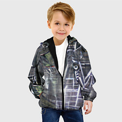 Куртка с капюшоном детская Light Kevlar, цвет: 3D-черный — фото 2