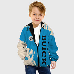 Куртка с капюшоном детская Buick Logo emblem, цвет: 3D-черный — фото 2