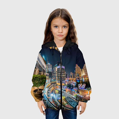 Детская куртка Дубай Марина / 3D-Черный – фото 3