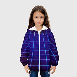 Куртка с капюшоном детская NEON 3D WORLD, цвет: 3D-белый — фото 2