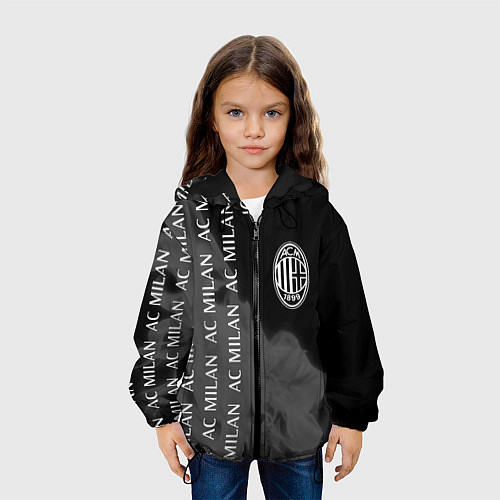 Детская куртка МИЛАН - Пламя / 3D-Черный – фото 3