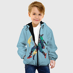 Куртка с капюшоном детская Рэйз и Вайпер, цвет: 3D-черный — фото 2