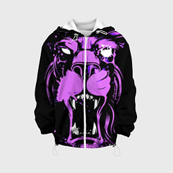 Детская куртка Neon pink lion