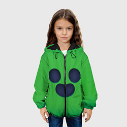 Куртка с капюшоном детская Спайк BRAWL STARS образ, цвет: 3D-черный — фото 2