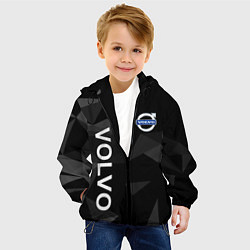 Куртка с капюшоном детская Volvo , Вольво, цвет: 3D-черный — фото 2