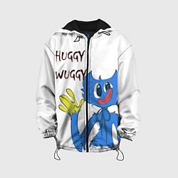 Куртка с капюшоном детская Huggy Wuggy - Poppy Playtime Хагги Вагги, цвет: 3D-черный