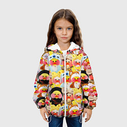 Куртка с капюшоном детская УТЯ УТОЧКА ЛАЛАФАНФАН ПАТТЕРН, цвет: 3D-белый — фото 2