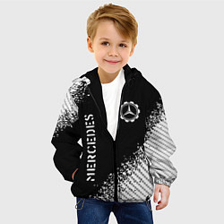 Куртка с капюшоном детская MERCEDES Mercedes Краска, цвет: 3D-черный — фото 2