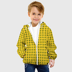 Куртка с капюшоном детская Теннисные Мячи, цвет: 3D-белый — фото 2