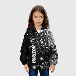 Куртка с капюшоном детская ФОРЗА ХОРАЙЗЕН Арт Вертикально, цвет: 3D-черный — фото 2