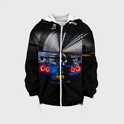 Куртка с капюшоном детская Форза Хорайзен Гонки Forza GTR Nissan, цвет: 3D-белый
