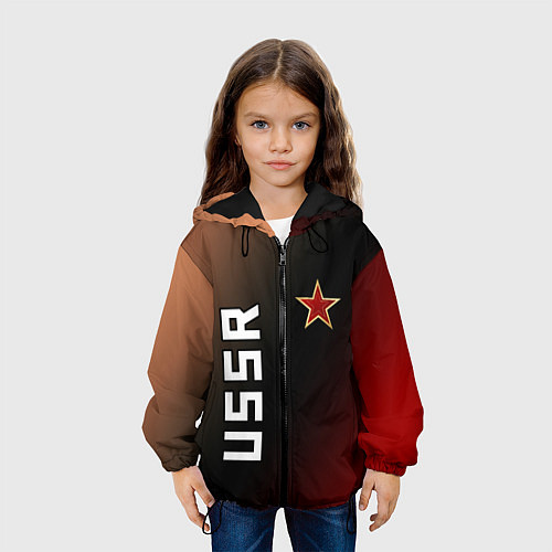 Детская куртка USSR - ЗВЕЗДА / 3D-Черный – фото 3
