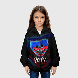 Куртка с капюшоном детская Хагги Вагги Паппи Плейтайм Poppy Playtime, цвет: 3D-черный — фото 2