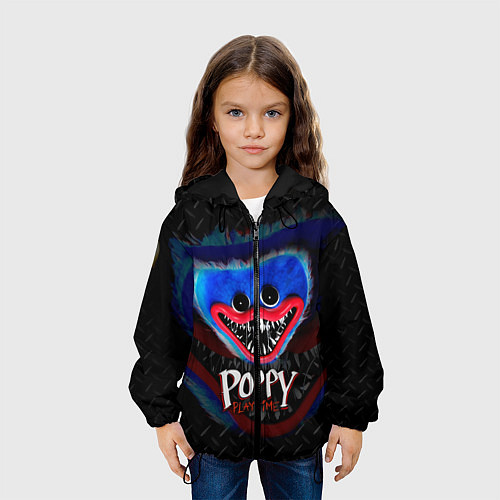 Детская куртка Хагги Вагги Паппи Плейтайм Poppy Playtime / 3D-Черный – фото 3