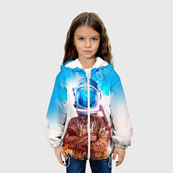 Куртка с капюшоном детская Lets create our own world, цвет: 3D-белый — фото 2