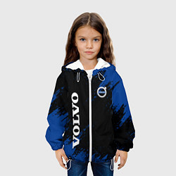Куртка с капюшоном детская Volvo Texture, цвет: 3D-белый — фото 2
