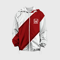 Куртка с капюшоном детская Honda - Red sport, цвет: 3D-белый