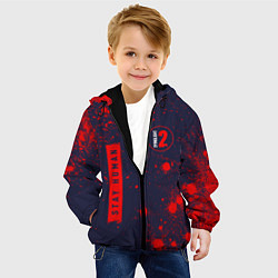 Куртка с капюшоном детская ДАИНГ ЛАЙТ 2 Краски, цвет: 3D-черный — фото 2