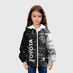 Куртка с капюшоном детская Toyota - Grunge, цвет: 3D-белый — фото 2